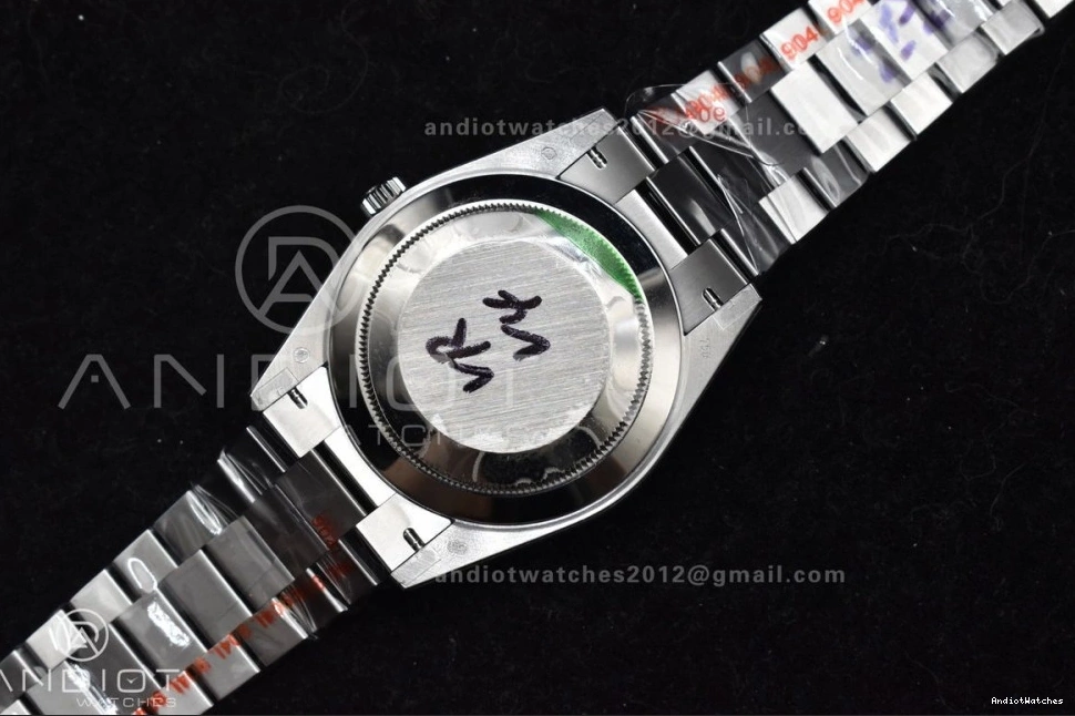 Steel SS President 722 904L V3 UrbanStyle Weight) 40 VR3255 Green DayDate Arabic JDF Dial on (Gain Bracelet 0718